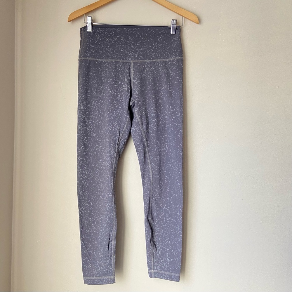 Lululemon Wunder Under High Rise Luxtreme Leggings Pants Gray Spray 25”​​